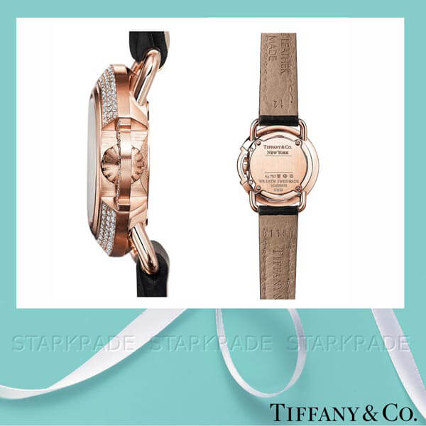 ティファニー 時計 コピー[TIFFANY&Co. ] T 世界限定22本 25mm 0.37ct 18K Rose Gold ウォッチ