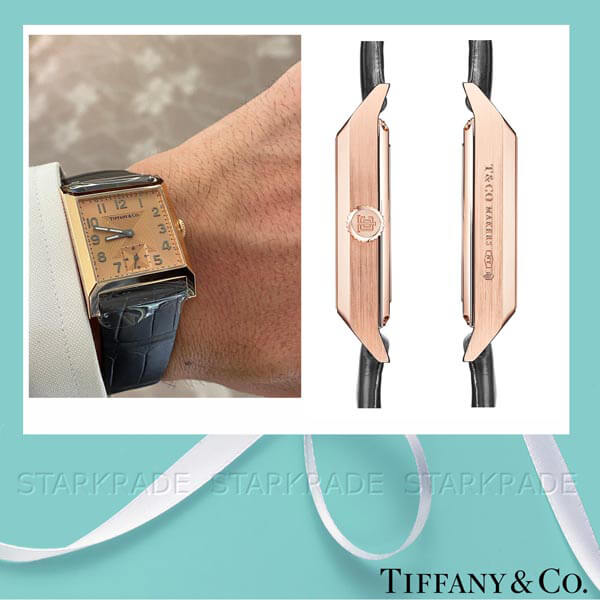 ティファニー 時計 コピー[TIFFANY&Co. ] MAKERS 世界限定150本 ローズゴールド Square Watch