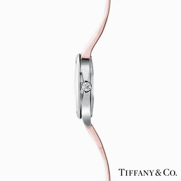 ティファニー 時計 コピー【TIFFANY&Co. 】メトロ 2-ハンド 28MM ワニ革 0.76ct 18K