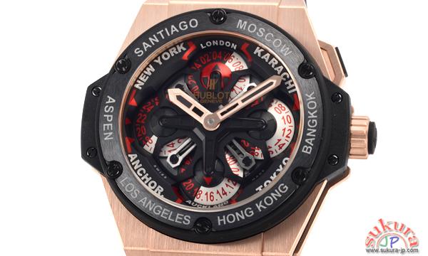 ウブロ キングパワー ウニコ ＧＭＴ キングゴールドセラミック 771.OM.1170.RX