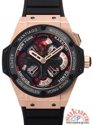 ウブロ キングパワー ウニコ ＧＭＴ キングゴールドセラミック 771.OM.1170.RX