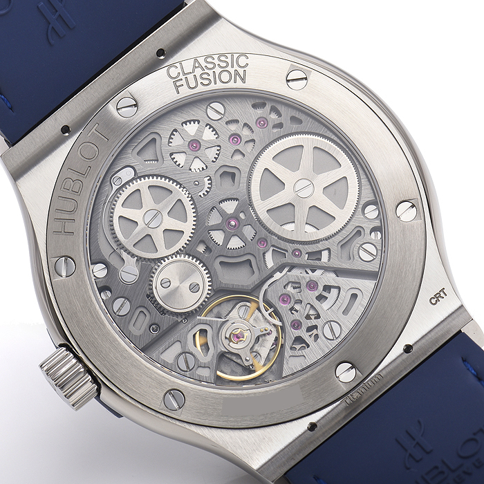 Hublot ウブロコピー クラシックフュージョン パワーリザーブ８デイズチタニウムブルー 516.NX.7170.LR