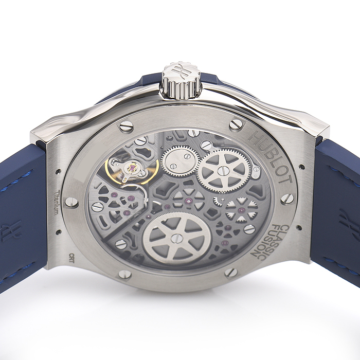 Hublot ウブロコピー クラシックフュージョン パワーリザーブ８デイズチタニウムブルー 516.NX.7170.LR