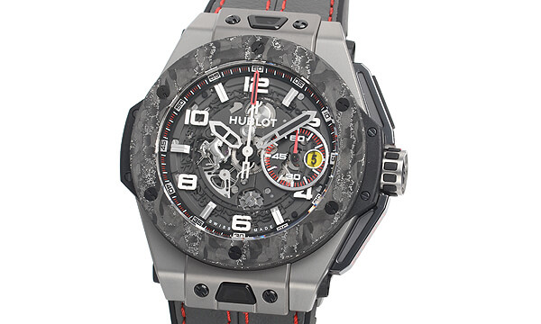 Hublot ウブロスーパーコピー ビッグバン ウニコ フェラーリ チタニウムカーボン 世界限定１０００本 401.NJ.0123.VR