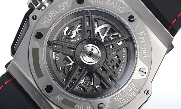 Hublot ウブロスーパーコピー ビッグバン ウニコ フェラーリ チタニウムカーボン 世界限定１０００本 401.NJ.0123.VR