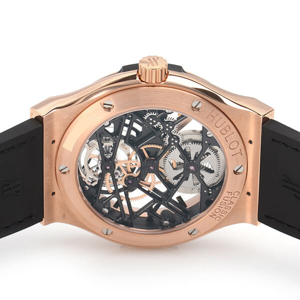 Hublot ウブロスーパーコピー クラシックフュージョン クラシコスケルトントゥールビヨンダイヤモンド 505.OX.0180.LR.0904