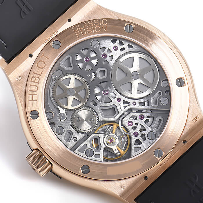 Hublot ウブロコピー クラシックフュージョン パワーリザーブ８デイズ キングゴールド 516.OX.7080.LR