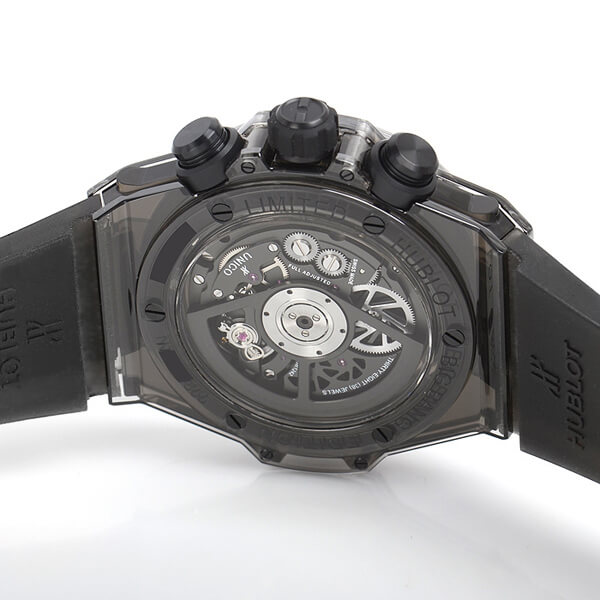Hublot ウブロスーパーコピー ビッグバン ウニコ サファイア オールブラック 限定生産５００本 411.JB.4901.RT