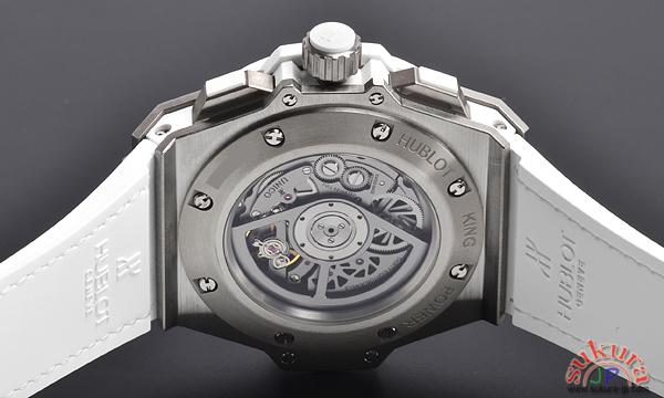 ウブロ キングパワー ウニコ チタニウム<br>ホワイト パヴェ 701.NE.0127.GR.1704