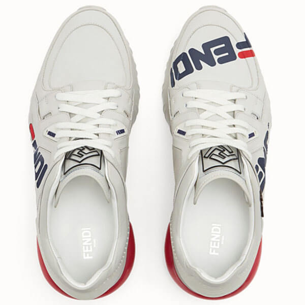 フェンディ スニーカー コピー FILA x フェンディ Low-Top Sneakers White