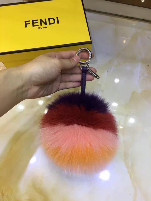 17-18AW フェンディスーパーコピー ファーチャーム/キーホルダー マルチカラー