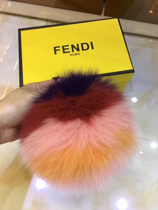 17-18AW フェンディスーパーコピー ファーチャーム/キーホルダー マルチカラー
