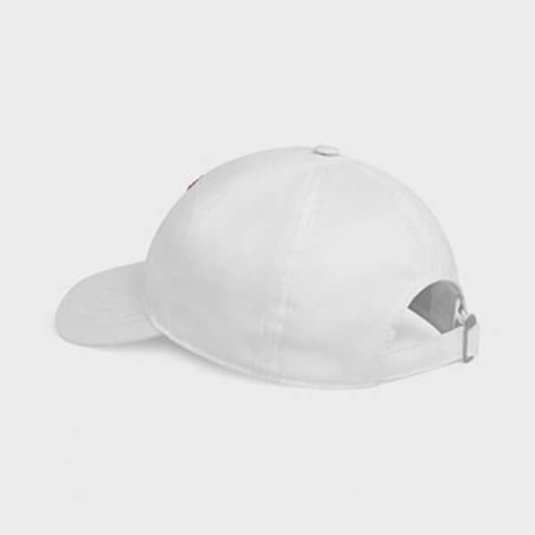 セリーヌ キャップ 偽物 Cロゴパッチ 6パネル ベースボールキャップ 2AUA2242N.01OR