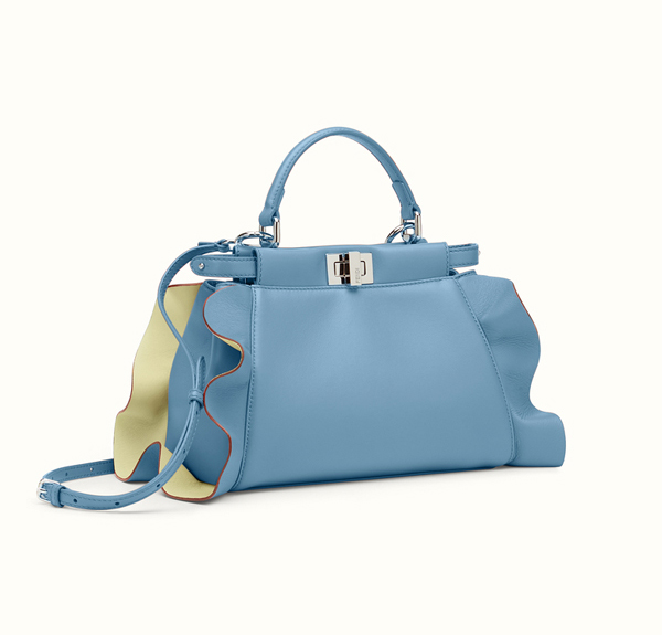 ☆フェンディスーパーコピー フェンディ 秋冬最新作★MINI PEEKABOO★wave regular フリル エレガントウェーブミニピーカブー 8BN244I8PF06MY