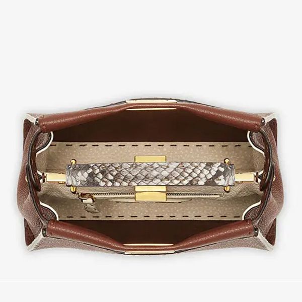 フェンディ バッグ 偽物☆PEEKABOO MINI☆ピーカブー ミニショルダー ２WAY 8BN244ADYYF1EYC