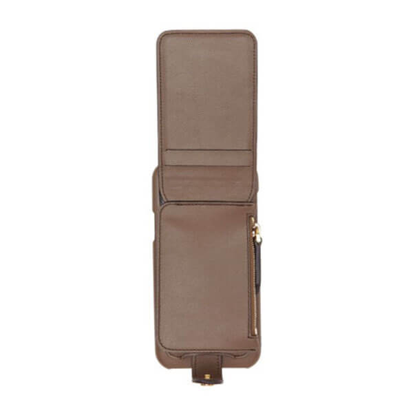 フェンディ IPHONE ケース 偽物 フェンディ☆カーフスキン Cover for iPhone 11 Pro FF Brown 7AR890ADL4