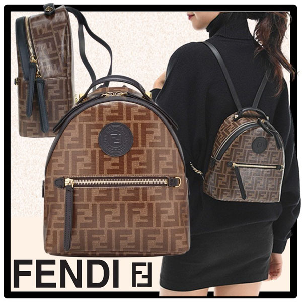 フェンディ リュック コピー フェンディ★FF MINI BACKPACK★人気 8BZ038 A5K4 F14TU