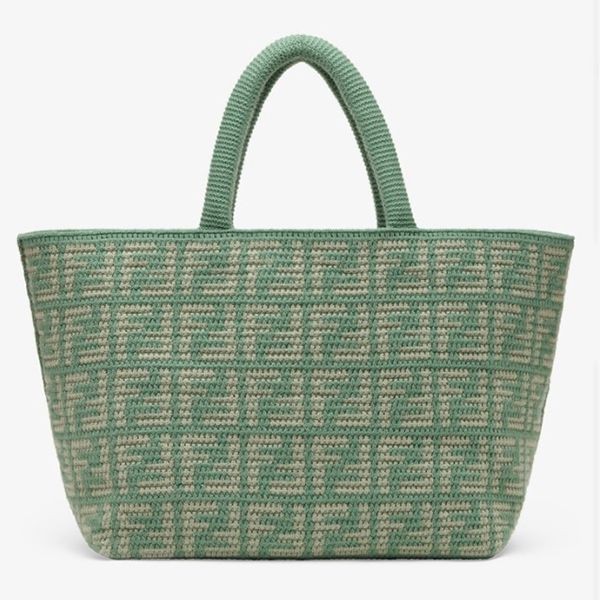関税送料込フェンディ 偽物 ラージ カシミア ショッパーバッグ かご 3色 8BH401AL9OF1ISN​