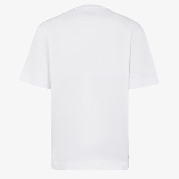 入手困難品！フェンディ レタリング コットンジャージー Tシャツ 偽物
