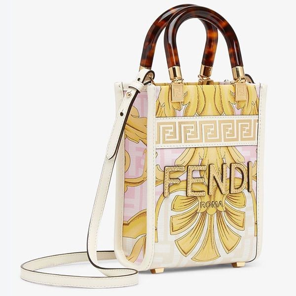 フェンダーチェ	コピー【フェンディ×ヴェルサーチェ】Fendace◆Sunshine Mini ショッパーバッグ 8BS051AKMTF1HZB