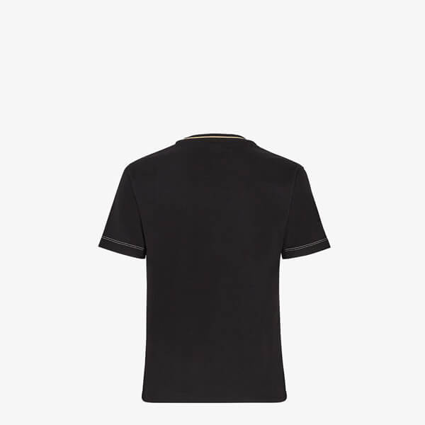 フェンディ Ｔシャツ コピー【フェンディ】\'フェンディROMA\' コットンジャージー ロゴTシャツ FS7254AC6BF0