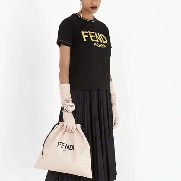 フェンディ Ｔシャツ コピー【フェンディ】\'フェンディROMA\' コットンジャージー ロゴTシャツ FS7254AC6BF0