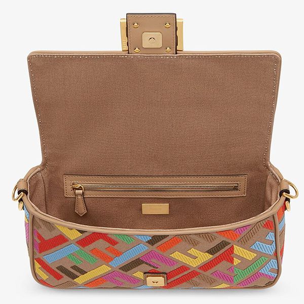 フェンディ バゲット 激安 マルチカラー FF キャンバス 21AW 8BR600AHW7F18H2