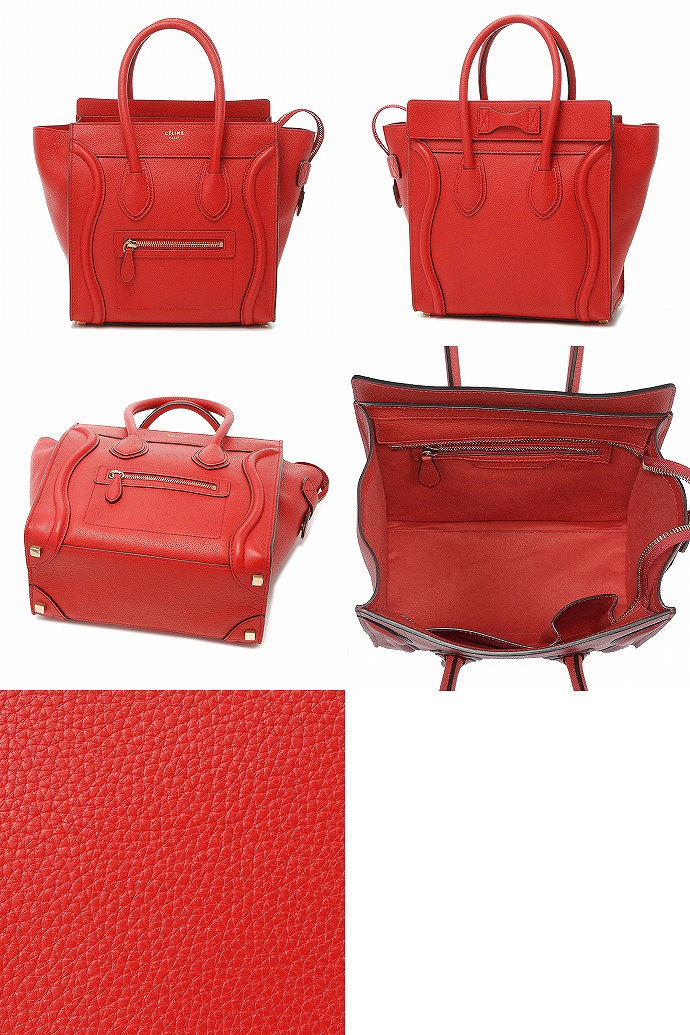セリーヌ MICRO LUGGAGEボックス型ハンドバッグ 16779 3LUG 25CO