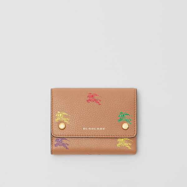 バーバリー 財布 コピー Burberry Small EKD Leather Wallet