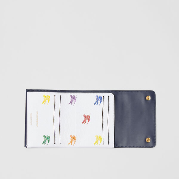 バーバリー 財布 コピー Burberry Small EKD Leather Wallet