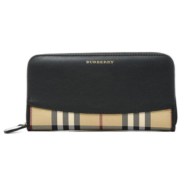 バーバリー 財布 偽物 BURBERRY ホースフェリーラウンドジップロングウォレット 40249771