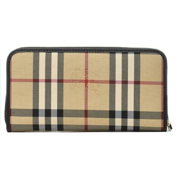 バーバリー 財布 偽物 BURBERRY ホースフェリーラウンドジップロングウォレット 40249771