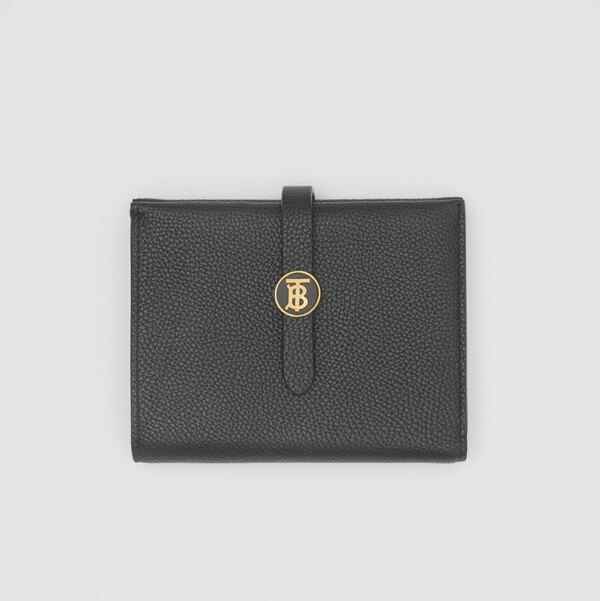 バーバリー 財布 偽物 Burberry グレイニーレザー 二つ折り財布 80233511