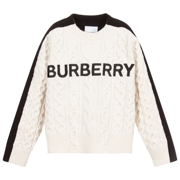 【大人もOK】Burberry バーバリー ウール セーター パロディ