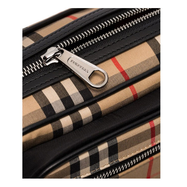 バーバリー バッグ コピー【BURBERRY】Vintage Check and Leather Crossbody Bag 8010152