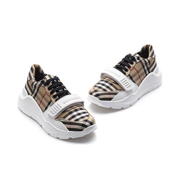★送料関税込★BURBERRY★バーバリー 偽物 Vintage Check Sneakers★スニーカー