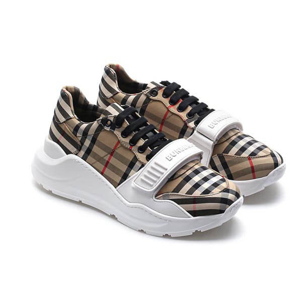 ★送料関税込★BURBERRY★バーバリー 偽物 Vintage Check Sneakers★スニーカー