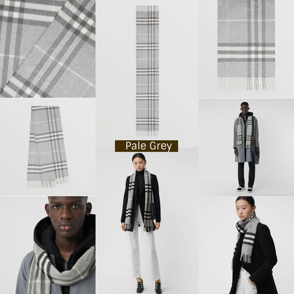 バーバリー マフラー 偽物【Burberry】マフラー チェック 16色展開 カシミヤ フリンジ