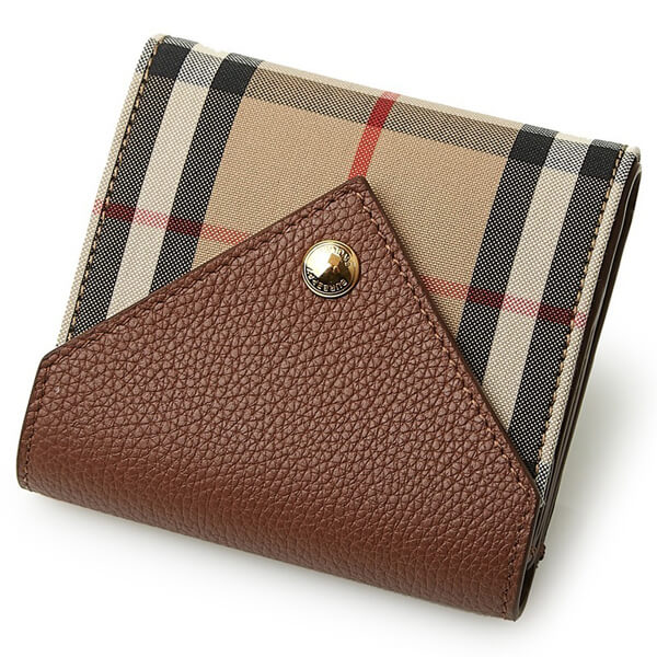 バーバリー 財布 コピー★BURBERRY★Lila Vintage Check leather wallet