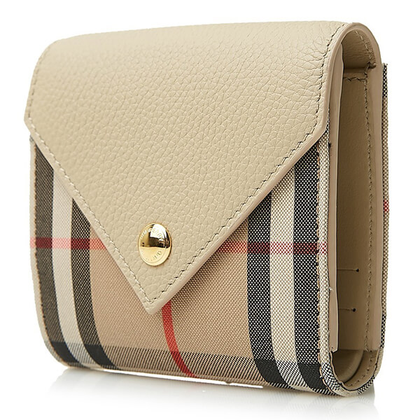 バーバリー 財布 コピー★BURBERRY★Lila Vintage Check leather wallet