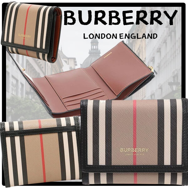 バーバリー 財布 偽物★BURBERRY★スモール フォールディング 折りたたみ財布