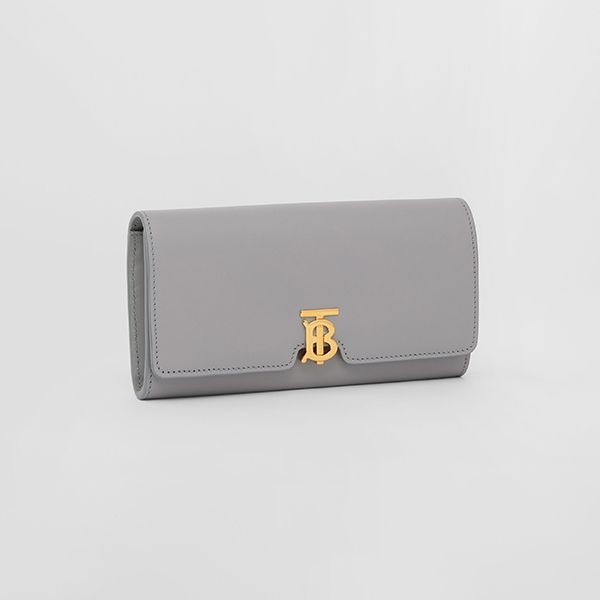 ギフトに最適◆バーバリー◆レザーTBコンチネンタルウォレット 財布 偽物 全3色 80551541