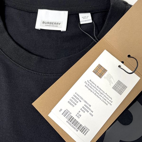 バーバリー Tシャツ 偽物 ★送料関税込 ロゴ Tシャツ