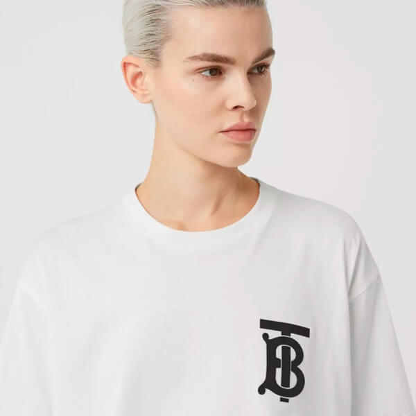 バーバリー Tシャツ コピー∞∞ Burberry ∞∞  モノグラム motif cotton Tシャツ☆80174731