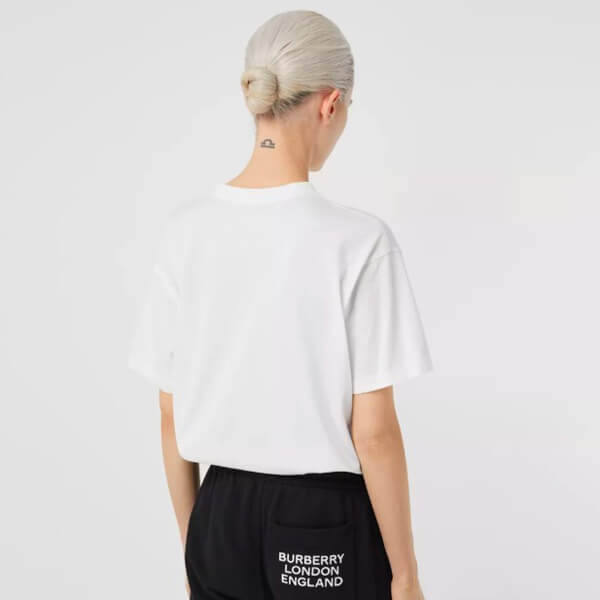 バーバリー Tシャツ コピー∞∞ Burberry ∞∞  モノグラム motif cotton Tシャツ☆80174731