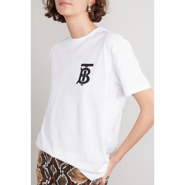 バーバリー Tシャツ コピー∞∞ Burberry ∞∞  モノグラム motif cotton Tシャツ☆80174731
