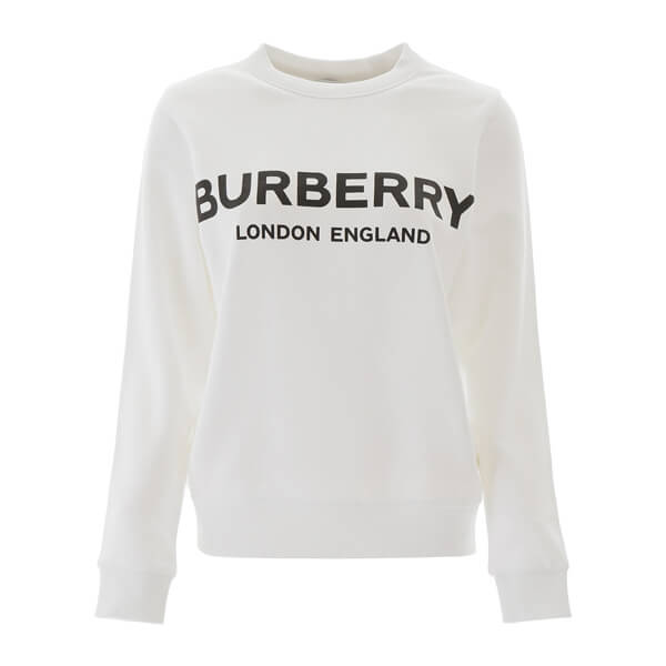 バーバリー トレーナー コピー BURBERRY Logo print cotton sweatshirt 8011443A1464