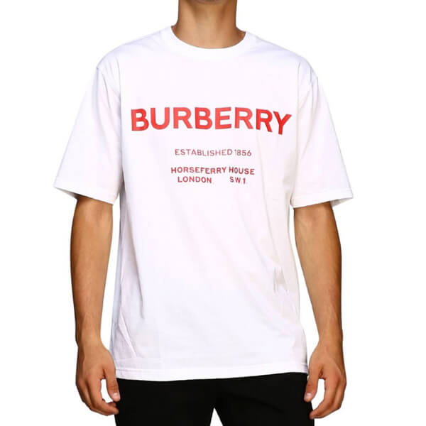 バーバリー Tシャツ コピー BURBERRY／ORSEFERRY PRINT COTTON T-SHIRT