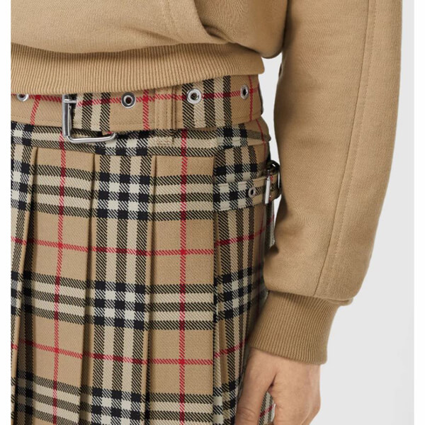 バーバリー スカート 偽物★Burberry★チェック ミニスカート