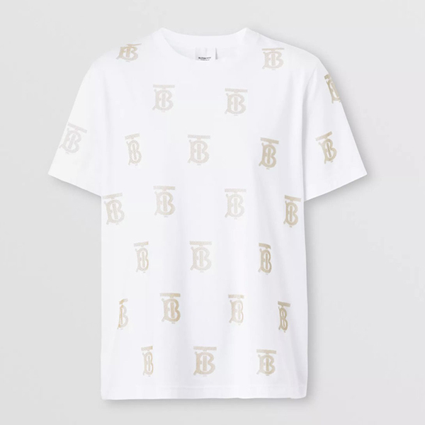 新作【バーバリー パロディ】TBモノグラムモチーフ コットンTシャツ80521191
